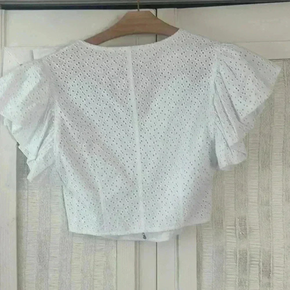 Derek Lam genna balloon sleeve bustier top NWT Sz 4 - Picture 10 of 10